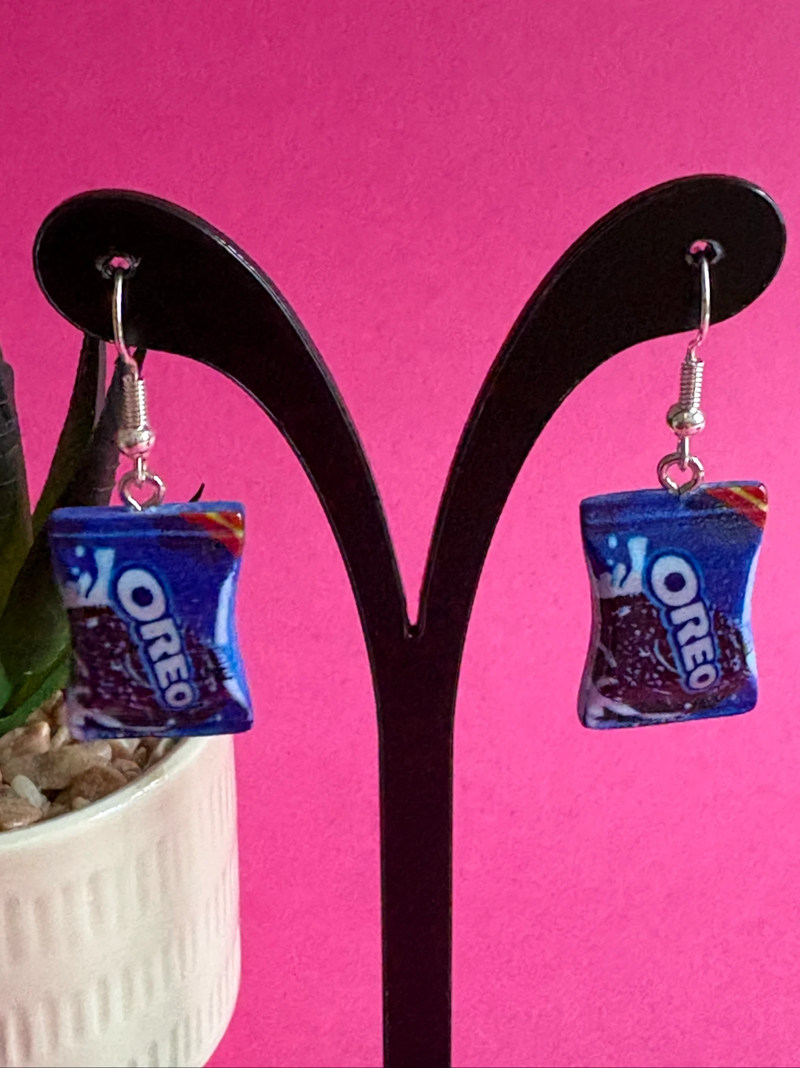Lote de 4 pares de aretes de diseño gourmet – photo 3